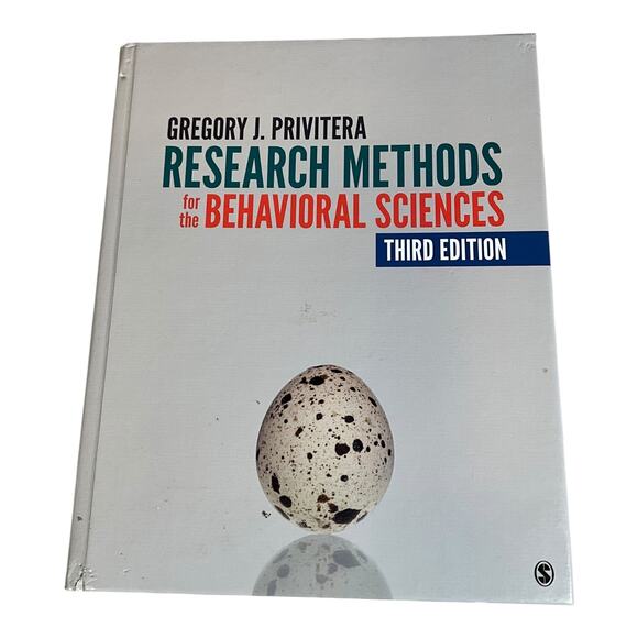 Textbook Research Methods for the Behavioral Sciences By. Gregory J. Privitera - Picture 1 of 8
